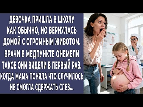 Видео: У 8-летней Жени за урок вырос ОГРОМНЫЙ живот! Медсестра заглянула под одежду и побледнела...