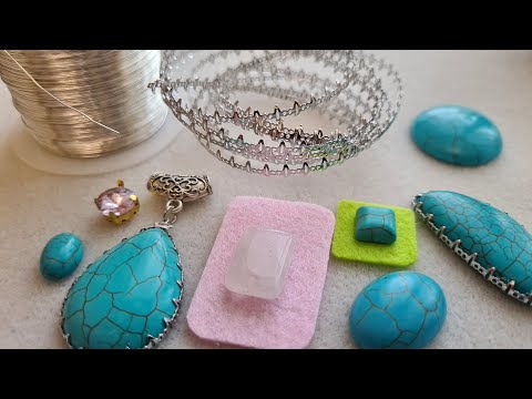 Видео: Проволока безель: 3 способа обрамить кабошон #яблонских #diy #безель