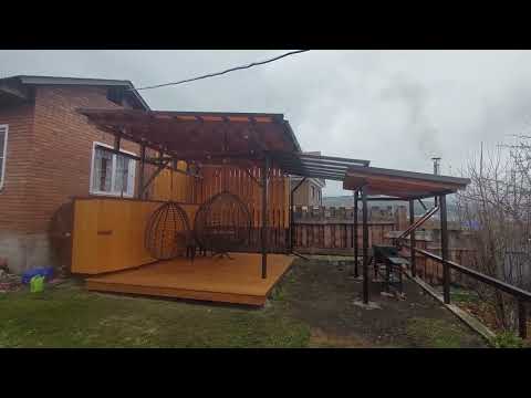 Видео: Беседка без тормозов.  Расширяем и объединяем