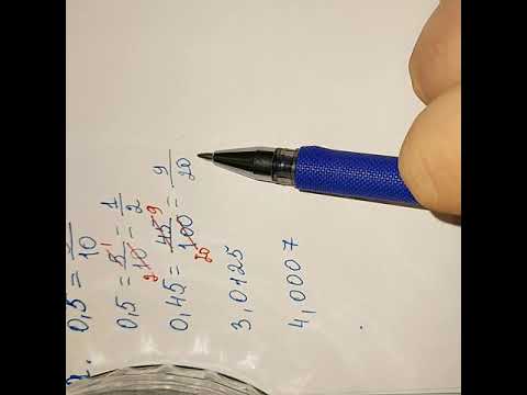 Видео: 5-сынып. ондық бөлшектерді жай бөлшектерге айналдыру.