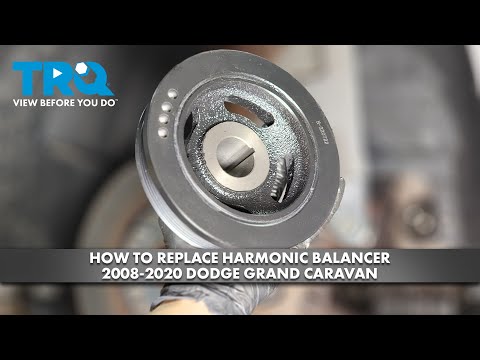 Видео: Как заменить демпфер гармоник на Dodge Grand Caravan 2008-2020