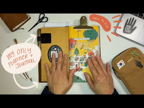 Видео: Это мой ЕДИНСТВЕННЫЙ планировщик + журнал | EDC Traveler's Notebook, полный обзор