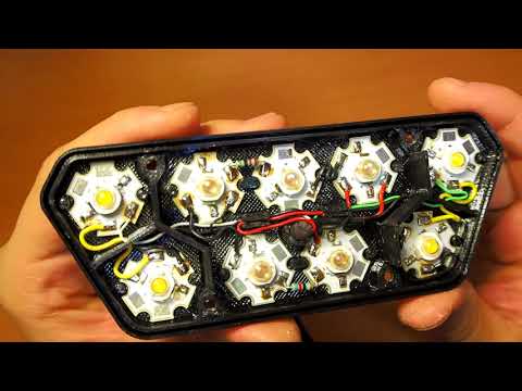 Видео: Поворотники для электро велосипеда со стоп сигналом, печать на 3D принтере