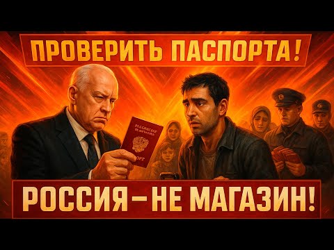 Видео: ИЗЪЯТЬ ПАСПОРТА! Бастрыкин начал массовую зачистку мигрантов за последние 15 лет!