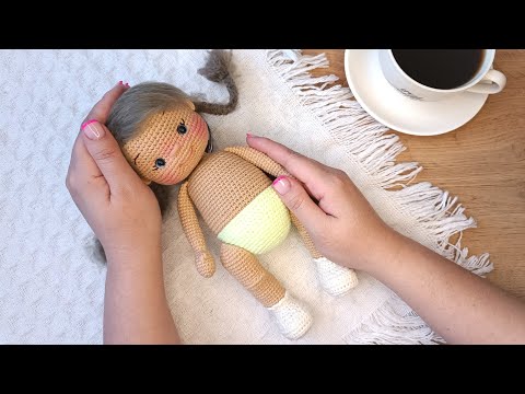 Видео: Совместник по вязанию куклы 🧶/ Кукла Забавушка🐥/ Обзор📺