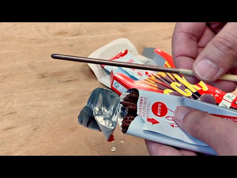 Видео: Я делаю POCKY, который кажется съедобным, но не съедобным.