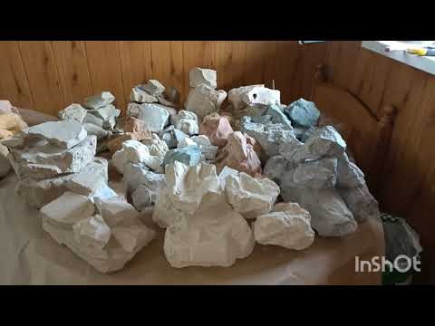 Видео: Мои запасы.Мел и глина. My supplies. Transfer of chalk and clay.The secret room of the ASMRSHCHIK.