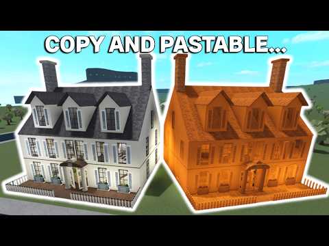 Видео: Я построил дом в Блоксбурге, который можно скопировать и переклеить.