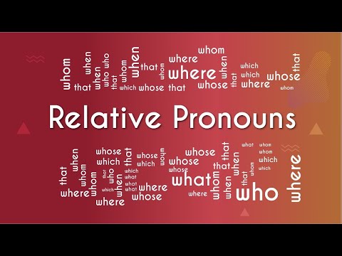 Видео: Relative pronouns. Қатыстық есімдіктер.