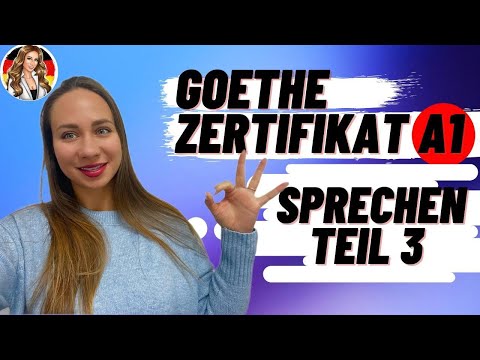 Видео: Как сдать Goethe-Zertifikat A1 Sprechen Teil 3? Подготовка к экзамену А1. Немецкий язык