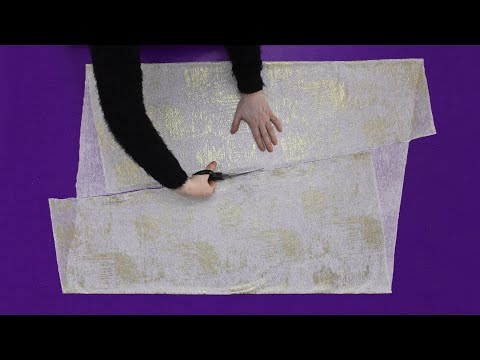 Видео: Всего 1 метр 💜 А вы шьёте таким способом широкие брюки палаццо❓