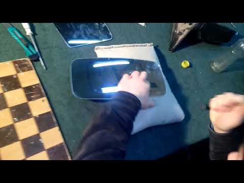 Видео: Как вырезать зеркало бокового вида на автомобиль?!