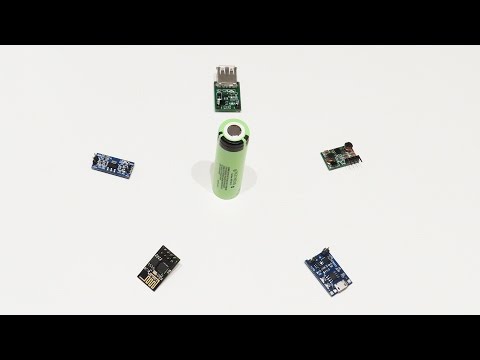 Видео: Питание ESP8266 от литиевого (LiPo) аккумулятора 3.7V на примере Li-ion 18650