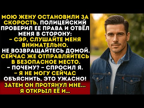 Видео: Полицейский проверил права жены, отвёл меня и прошептал: «она скрывает страшную тайну»