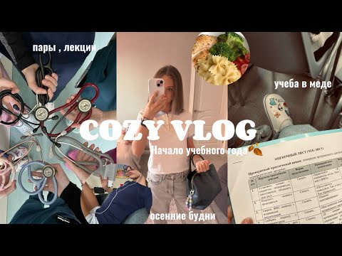 Видео: COZY VLOG | осень и учеба в меде 🍂 