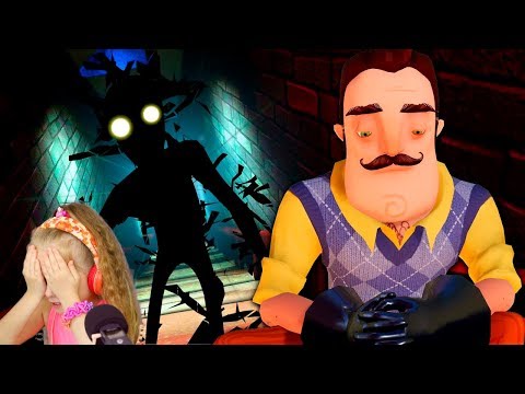 Видео: ПРИВЕТ СОСЕД МЫ СПУСТИЛИСЬ В ПОДВАЛ!!😱 Hello Neighbor