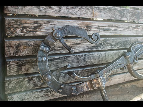 Видео: Кованый скандинавский узор из нержавеющей стали.