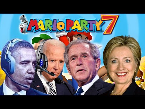 Видео: Президенты играют в Mario Party 7 (Pagoda Park)