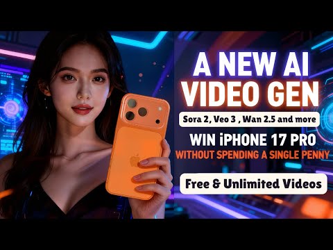 Видео: Создавайте неограниченное количество видео с ИИ и выигрывайте iPhone 17 Pro! (Sora 2, Veo 3, Wan ...