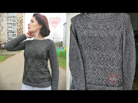 Видео: Джемпер и комплект «берет + снуд» из Gazzal Rock'n'Roll. Нюансы пряжи