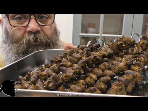 Видео: Куриные Сердечки Горячего Копчения (Варено-копченые Сердечки)