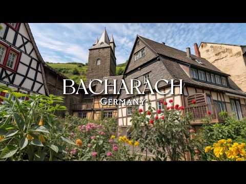 Видео: 🇩🇪 Пешеходная экскурсия в Бахарахе | Самая красивая деревня в Рейнской области