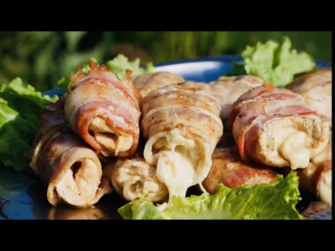 Видео: Мясо на мангале. Цыганские КУРИНЫЕ РУЛЕТИКИ.