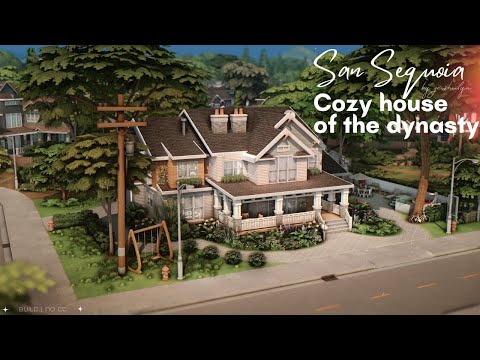 Видео: Уютный Династийный дом 🌳| Строительство | The Sims 4 | No CC