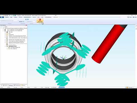 Видео: Фрезеровка на цилиндре, токарно-фрезерный станк с ЧПУ GSK988