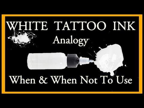 Видео: Как сделать татуировку с использованием белой краски по аналогии