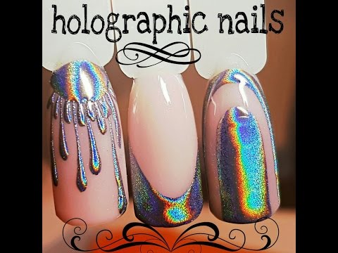 Видео: ДИЗАЙН НОГТЕЙ💙ГОЛОГРАФИК ФРЕНЧ💙HOLOGRAPHIC NAILS