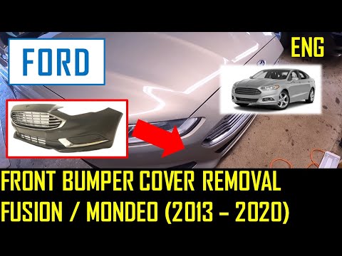 Видео: Снятие переднего бампера - Fusion / Mondeo (2013 - 2020)