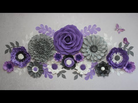Видео: Настенные цветы из изолона и фоамирана. Крепление к стене./ Flowers from isolone