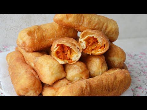 Видео: МНОГО НАЧИНКИ, МАЛО ТЕСТА! Пышные пирожки с капустой | Lush pies with cabbage