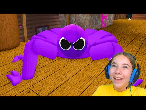 Видео: Я ФИОЛЕТОВЫЙ ПАУК из РАДУЖНЫХ ДРУЗЕЙ в ROBLOX!