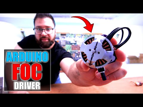Видео: Драйвер FOC + Магнитный датчик обратной связи - Arduino