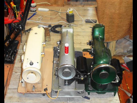 Видео: Kohler Altenburg, швейная машина  25-30; 50 кл; 51-й класс прямого стежка и зиг-заговой строчки.