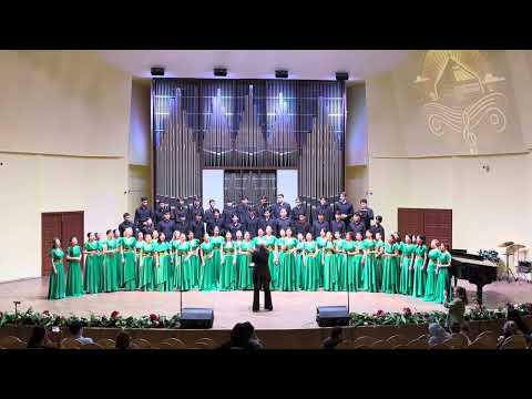 Видео: М. Парцзаладзе «Джвари» Молодёжный хор «Алатау»