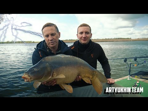 Видео: Ловля крупного Карпа в непогоду, сложности на водоеме и их решение.