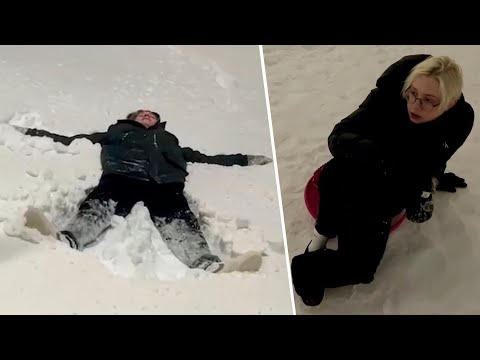 Видео: ДРЕЙК И АНЕК КАТАЮТСЯ НА ГОРКАХ // ЧУТЬ НЕ СЛОМАЛ НОГУ