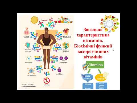 Видео: Крок 1 Біохімія. Водорозчинні вітаміни