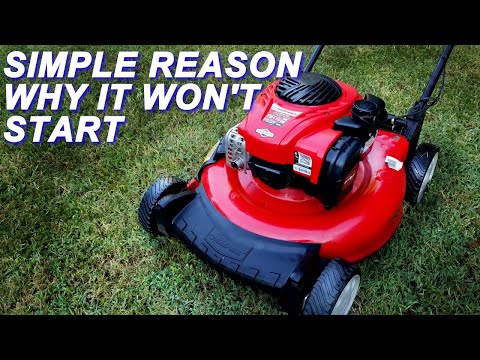 Видео: Ремонт газонокосилки Troy-Bilt, которая не заводится
