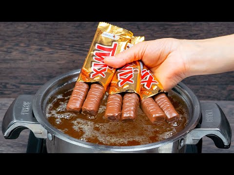 Видео: Торт «Твикс», не требующий выпечки, покорил Интернет!