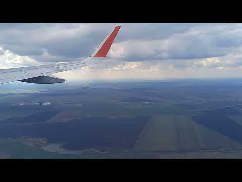 Видео: Посадка самолёта в аэропорту Пензы #plain #aircraft #landing #airport #airplane