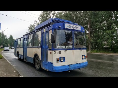 Видео: Троллейбус, маршрут №3 ЗиУ-682Г [Г00] б.289 (04.07.2022) Петрозаводск