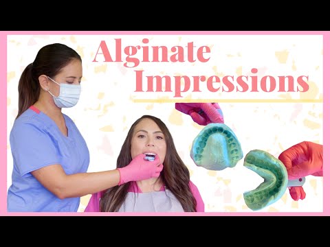 Видео: АЛЬГИНАТНЫЕ ОТТИСКНЫЕ МАТЕРИАЛЫ | Как снять оттиски для отбеливающих капп