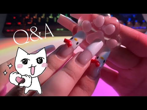 Видео: асмр отвечаю на ваши вопросы ʕ•ᴥ•ʔ