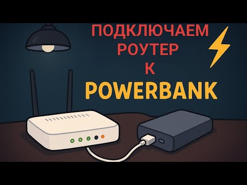 Видео: Нет света а интернет есть. Подключаем роутер от Пауэр банка 