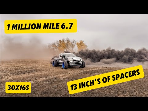 Видео: 1 миллион миль 6.7 получает 30x16 с 13-дюймовыми проставками