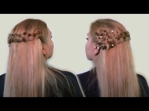 Видео: Прическа на Распущенные Волосы и Цветок из Волос (видео) Loose Hairstyle and Flower Hair